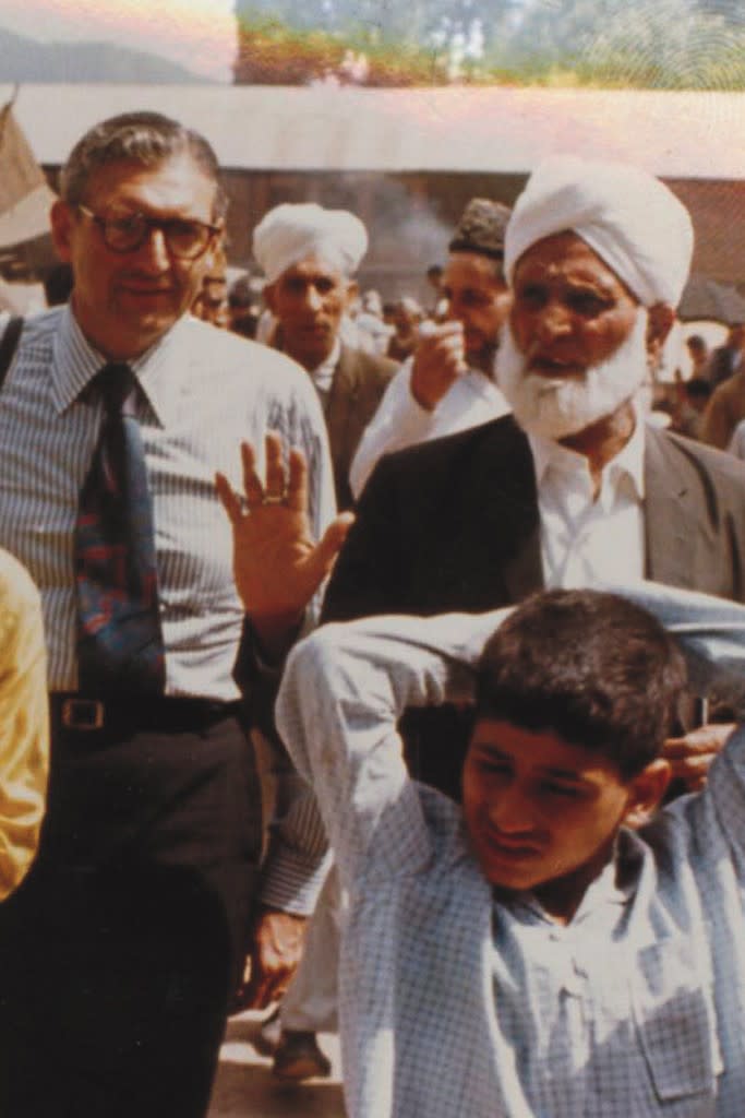 Marvin Traub on a buying trip in India in 1958.