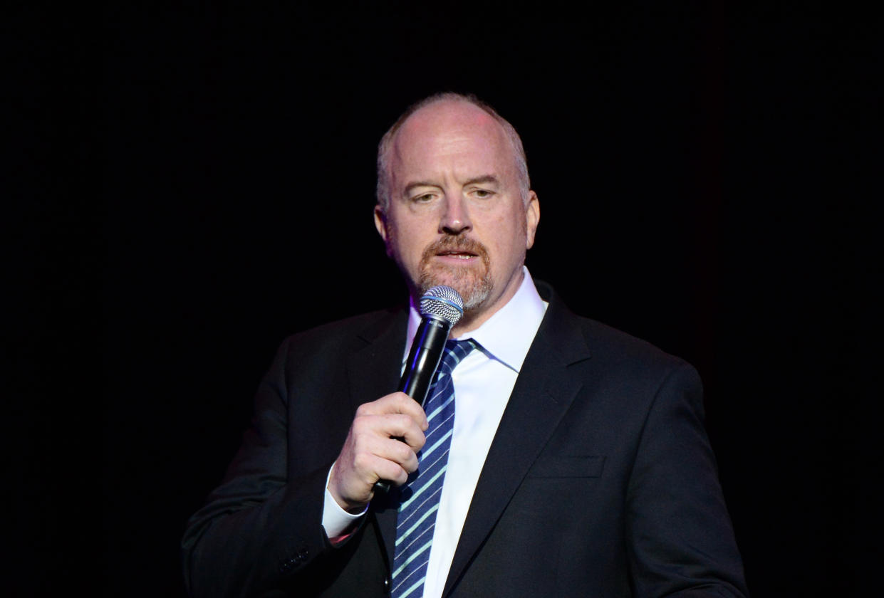 Comedian Louis C.K. reportedly made a surprise appearance at a New York City comedy club Sunday night. Here he is pictured at Madison Square Garden in November 2016. (Photo: Getty Images)