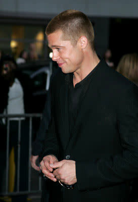 Brad Pitt at the New York premiere of Warner Brothers' Troy