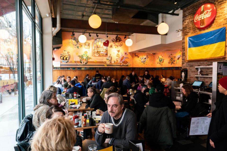 Veselka has been a hugely popular East Village institution for 70 years. AP