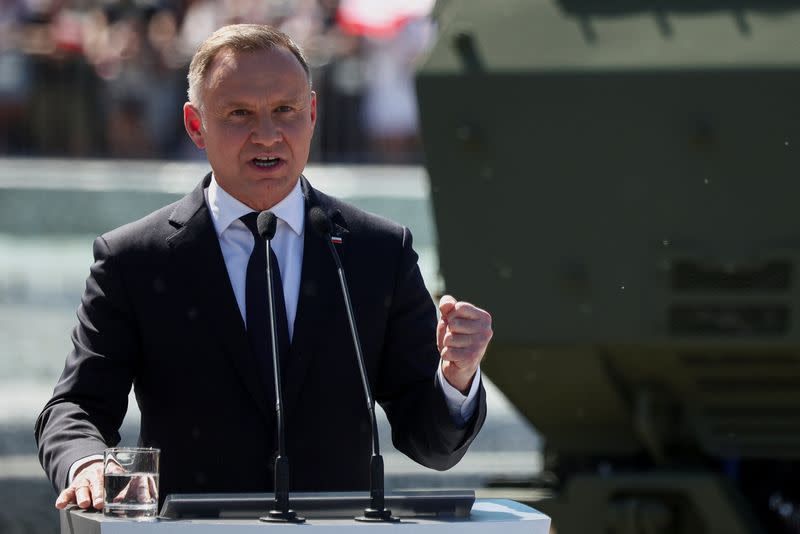 Poland's Armed Forces Day celebrations, in Warsaw