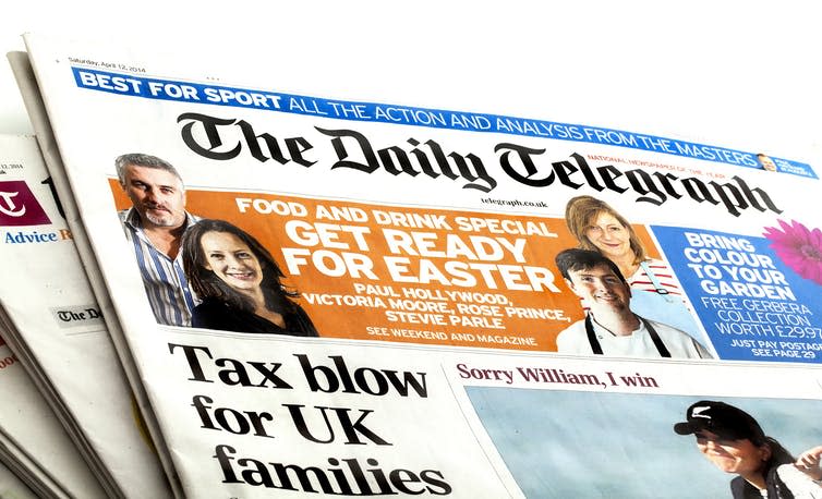 <span class="caption">A new digital strategy for The Telegraph?</span> <span class="attribution"><span class="source">urbanbuzz via Shutterstock</span></span>