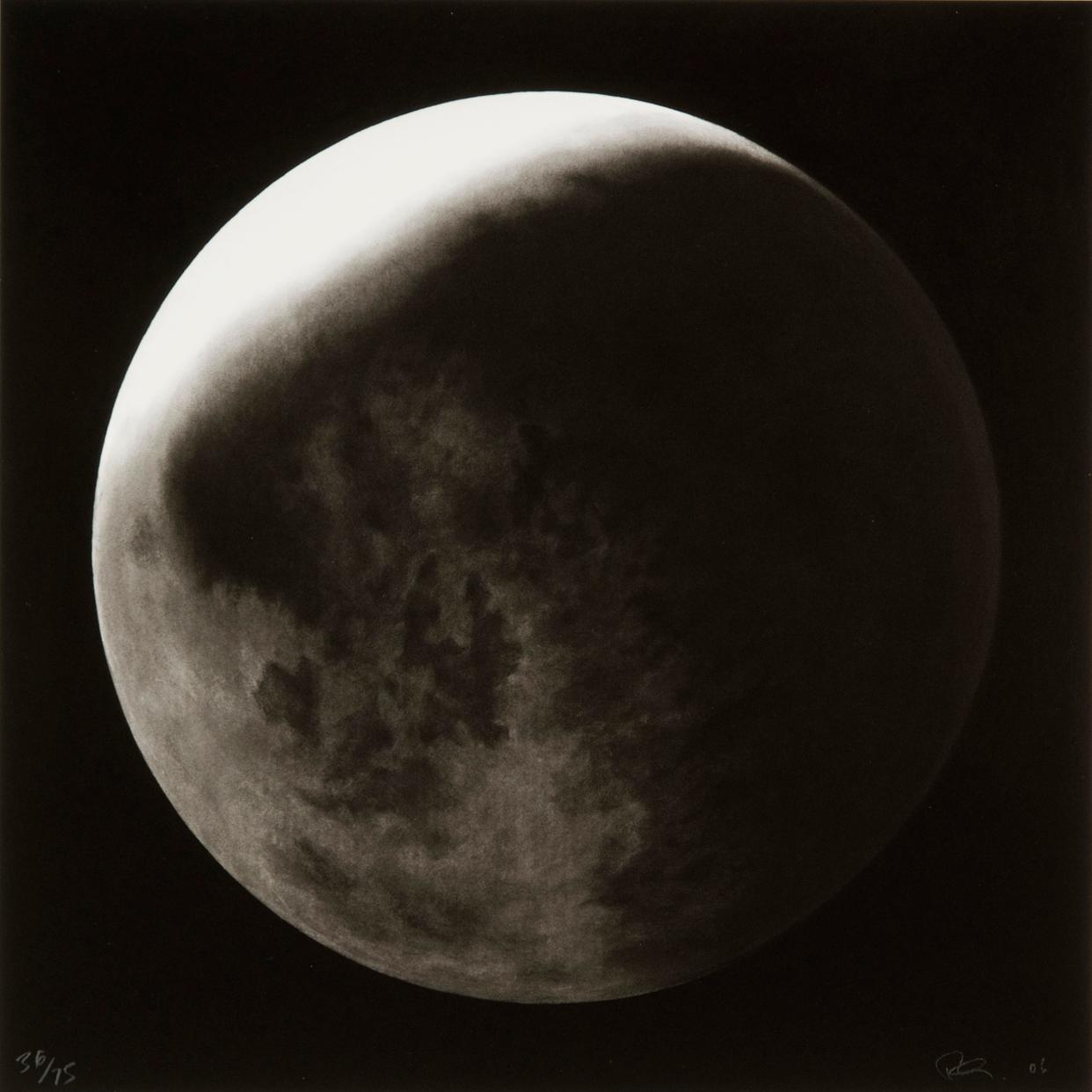 An untitled work by Robert Longo will be on display for the Akron Art Museum's "The Sun, the Moon, and the Art - Eclipse Day" April 8.