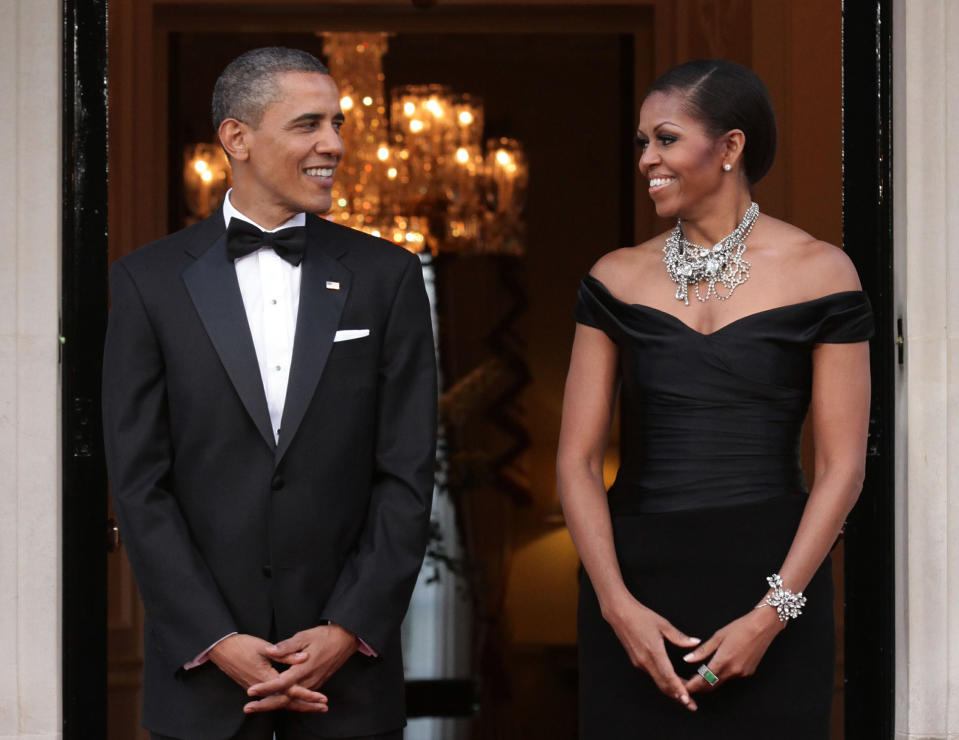 Barack and Michelle Obama. Image via Getty Images.