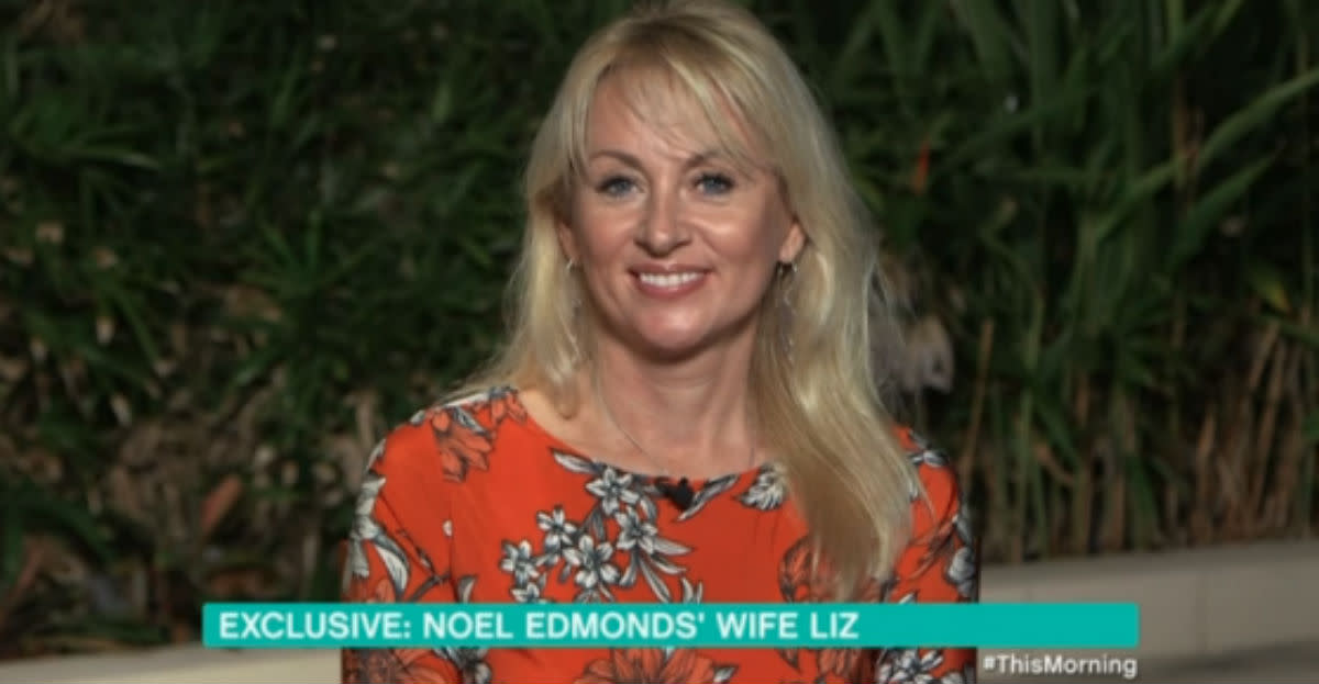 Liz Edmonds confirmed that she painted Noel’s toenails before he entered the jungle (ITV)