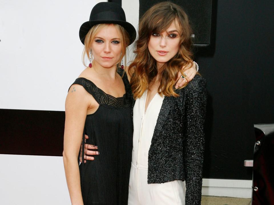 sienna miller and kiera knightley