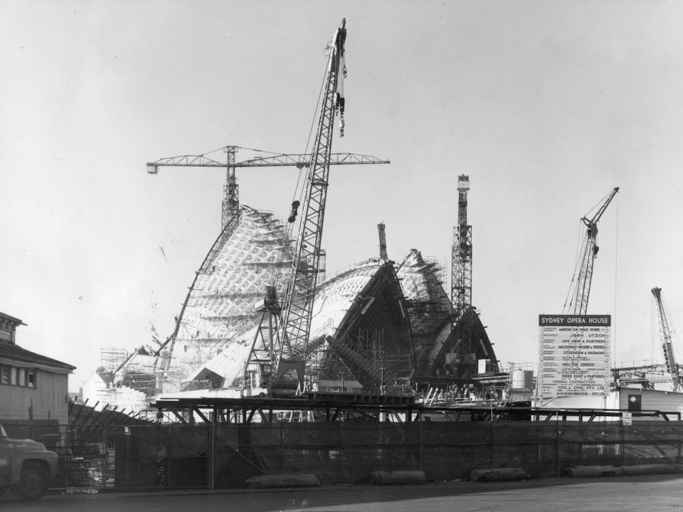 Sydney Opera House construction