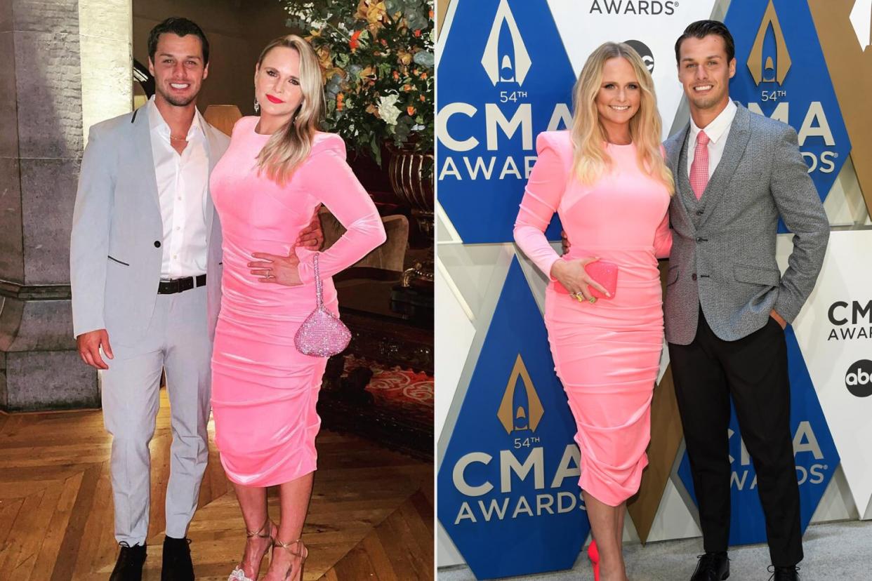 miranda lambert pink dress