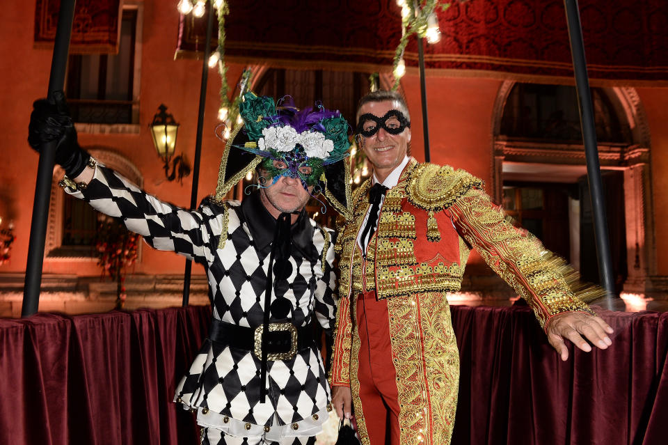 Domenico Dolce, left, and Stefano Gabbana. (Photo: Getty Images)