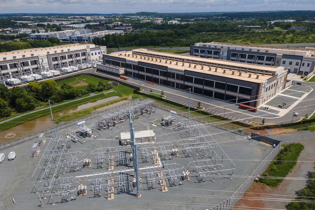 A data center in Virginia.