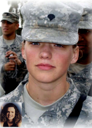 Corporal Jessica Ellis was killed in action in Iraq in 2008. She was 24 years old.  / Credit: Military Women's Memorial