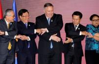 U.S. Secretary of State Mike Pompeo attends the ASEAN Foreign Ministers' Meeting in Bangkok