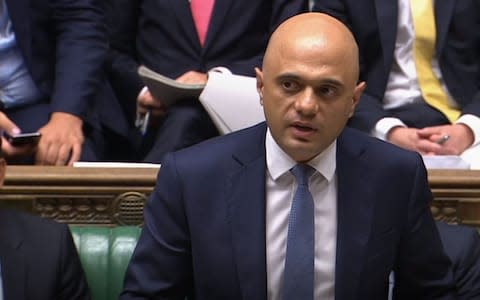 Sajid Javid - Credit: House of Commons/&nbsp;PA