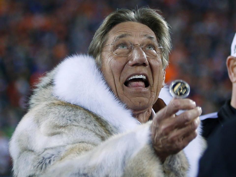 Joe Namath coin toss