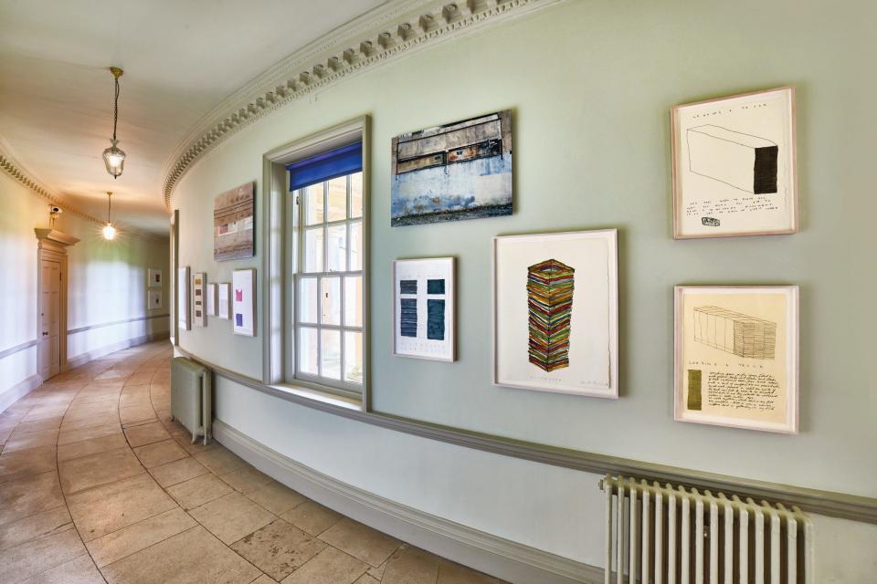 A hallway inside Houghton Hall.