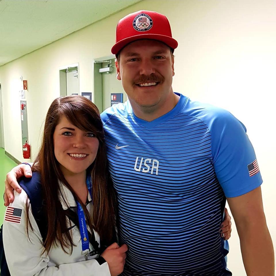 <p>heccabamilton: So incredibly proud of this guy and his team. On to the GOLD medal game. Keep up the great curling boys!<br>@hamscurl #curling #Olympics #TeamUSA #Pyeongchang2018 #HamFam<br>(Photo via Instagram/heccabamilton) </p>