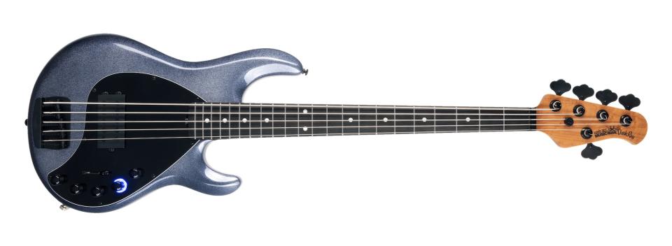 Ernie Ball Music Man's DarkRay 5 bass in Starry Night