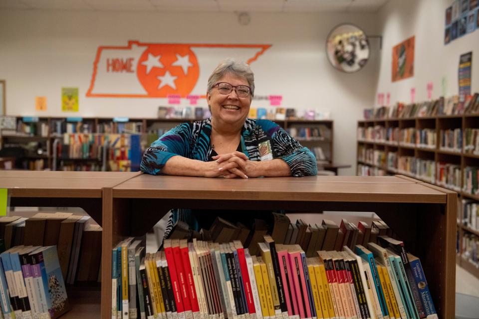 Willetta Grady, the prison librarian at Trousdale Turner Correctional Facility in Hartsville, Tenn., has more than doubled the size of the library since she started there five years ago.