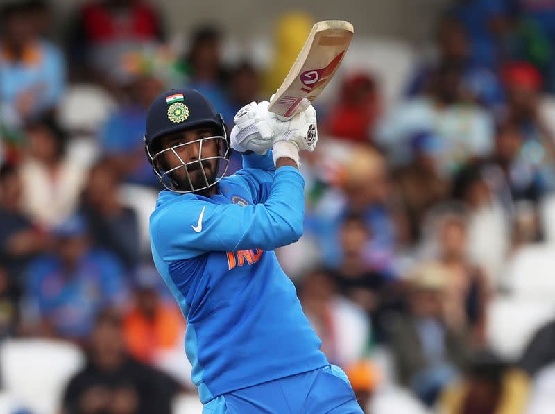 FILE PHOTO: India's KL Rahul in action