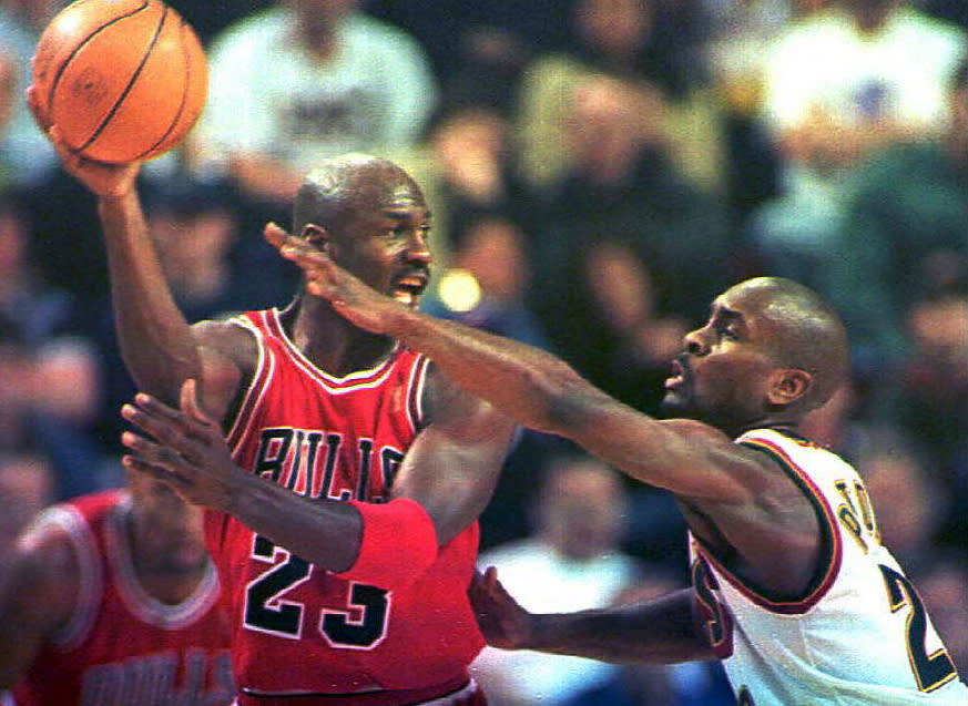 Michael Jordan broke an entire generation of basketball players, including Gary Payton. Let's hear their stories, too. (Dan Levine / Getty Images)  