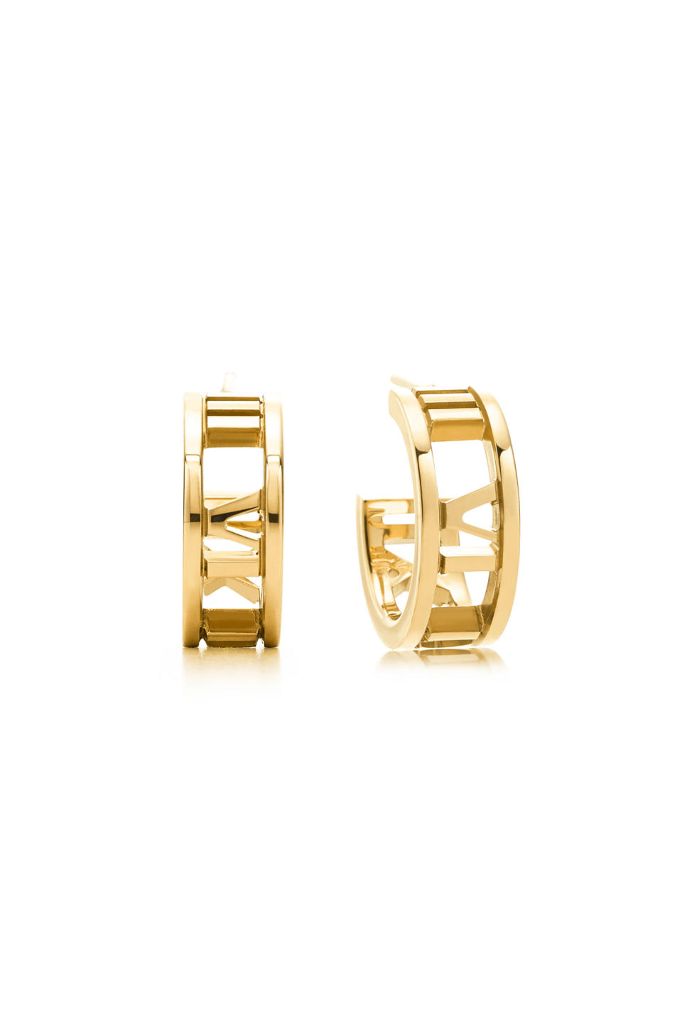 Gold hoop earrings