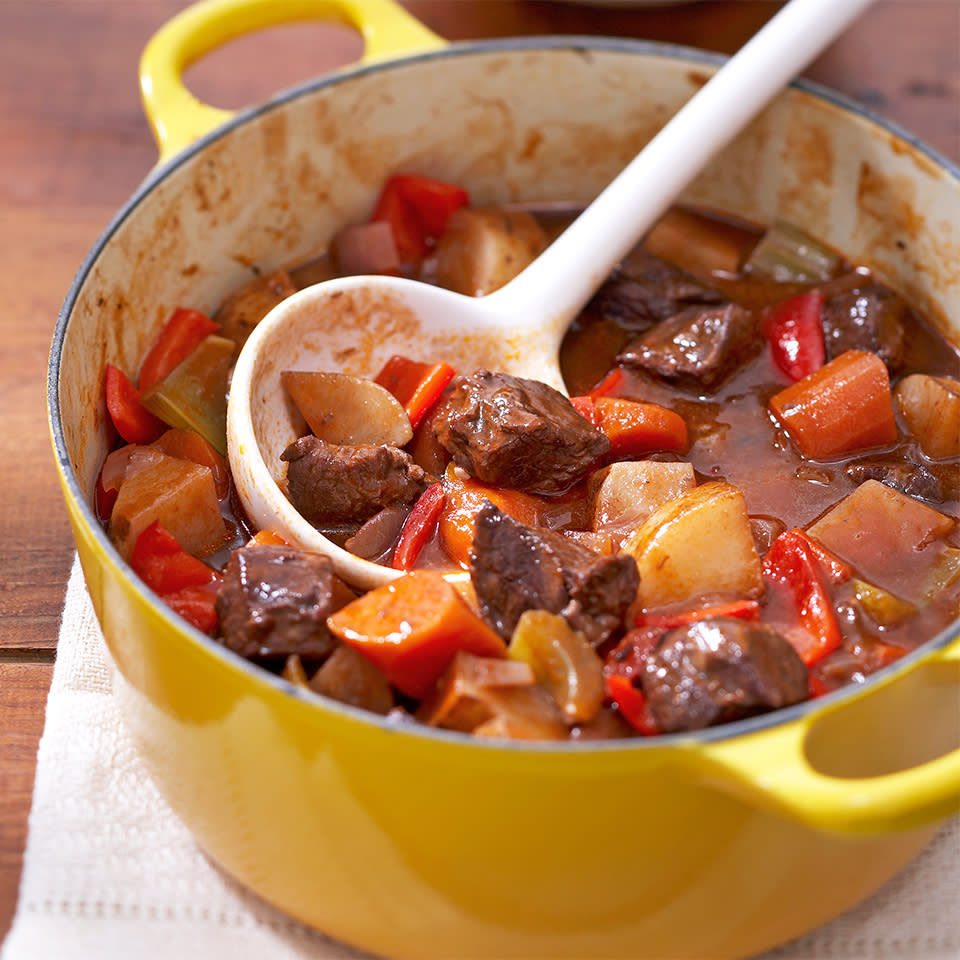 Three-Pepper Beef Stew