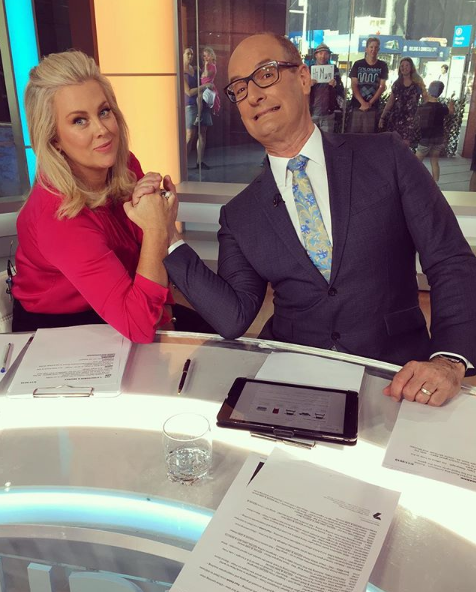 Samantha Armytage with Sunrise co-host David 'Kochie' Koch. Photo: Instagram/sam_armytage