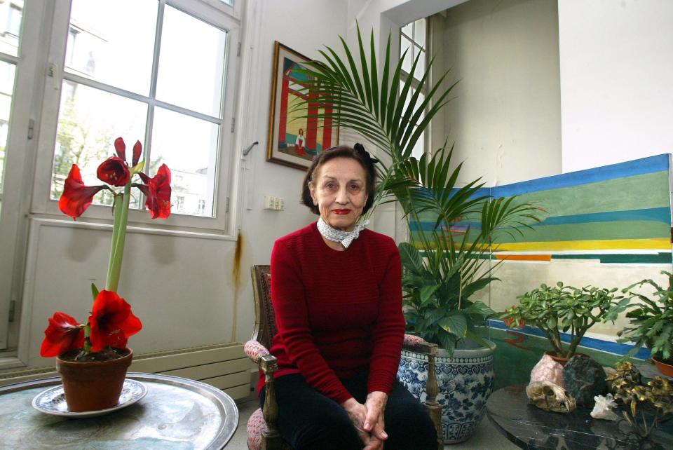 At her atelier in Paris, April 2004 - JEAN-PIERRE MULLER/AFP via Getty Images