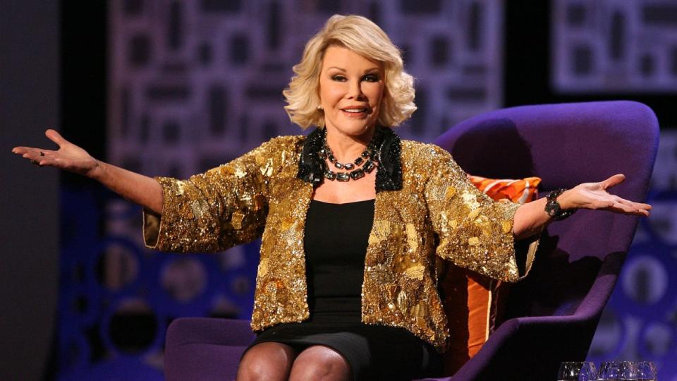 STUDIO CITY, CA – JULY 26: Joan Rivers onstage during Comedy Central’s “Roast of Joan Rivers” at CBS Studios on July 26, 2009 in Studio City, California. (Photo by Jason LaVeris/FilmMagic)