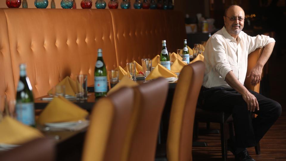 General Manager Ranbir Bhatia poses for a photograph at Benares Indian Restaurant in Wyckoff. Tuesday, July 2, 2019