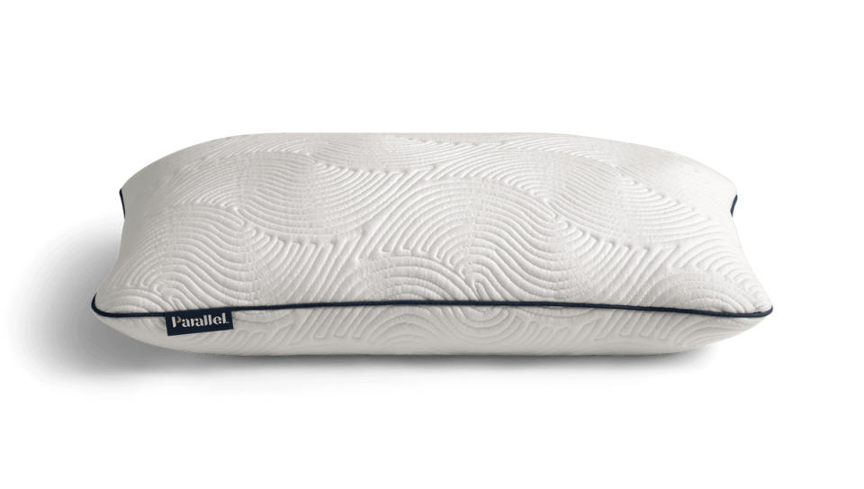 Parallel Sleep Pillow in white