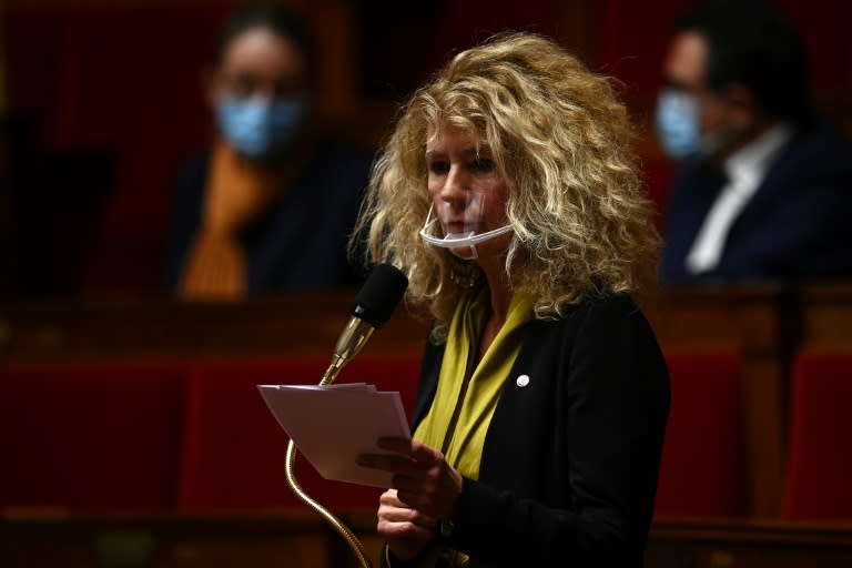 Martine Wonner à l'Assemblée, le 20 octobre 2020 à Paris