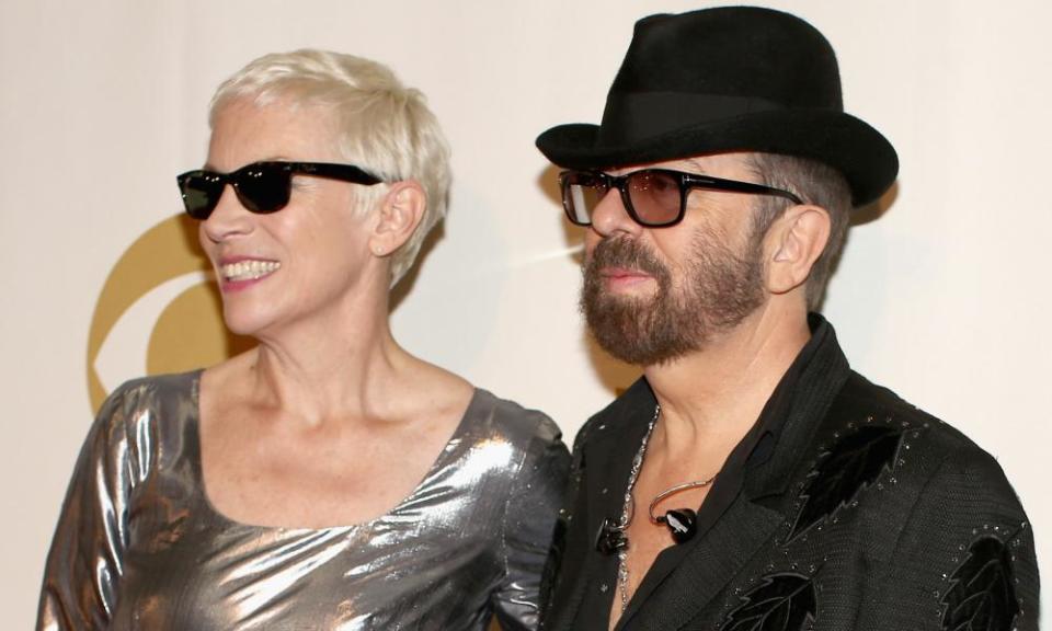 Annie Lennox and Dave Stewart.