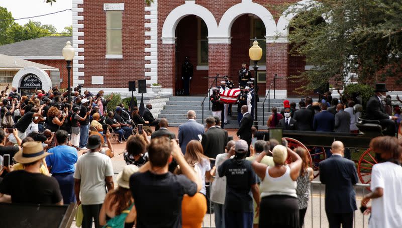Memorial service for the late U.S. Congressman John Lewis, in Selma