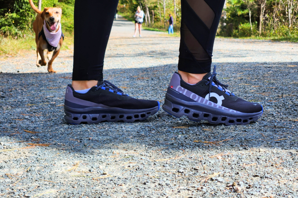 The Cloudmonster shoes fit true to size. (Karla Renic)