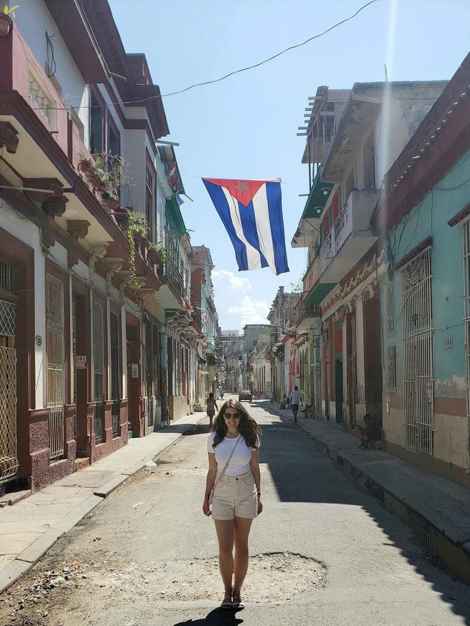 Jacqueline in Havana, Cuba. Image courtesy of Jacqueline Stein. 