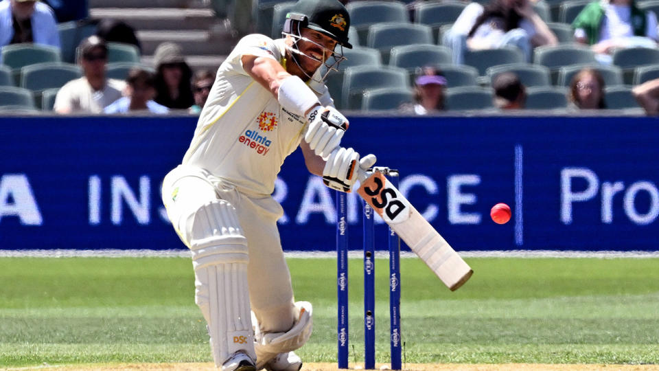 David Warner has struggled in Tests for some time, with his most recent hundred coming in January 2020. (Photo by WILLIAM WEST/AFP via Getty Images)