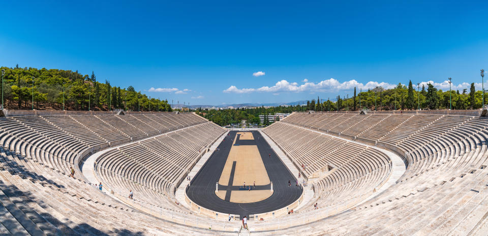 Le stade panathénaïque à Athènes (Crédit : Getty Images)