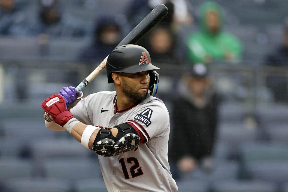 亞歷桑納響尾蛇Lourdes Gurriel Jr.。（Photo by Adam Hunger/Getty Images）