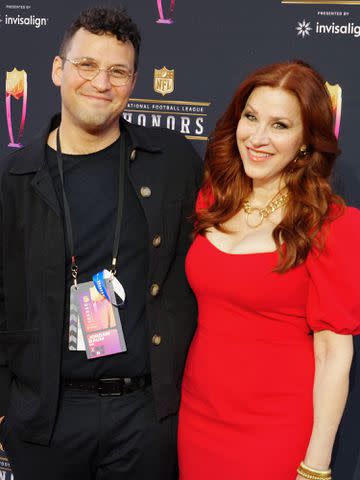 <p>Jeff Kravitz/FilmMagic</p> Jordan Baum and Lisa Ann Walter attend the 11th Annual NFL Honors on February 10, 2022 in Inglewood, California.