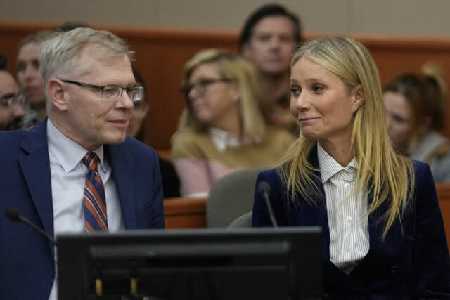 Gwyneth Paltrow appears in court.