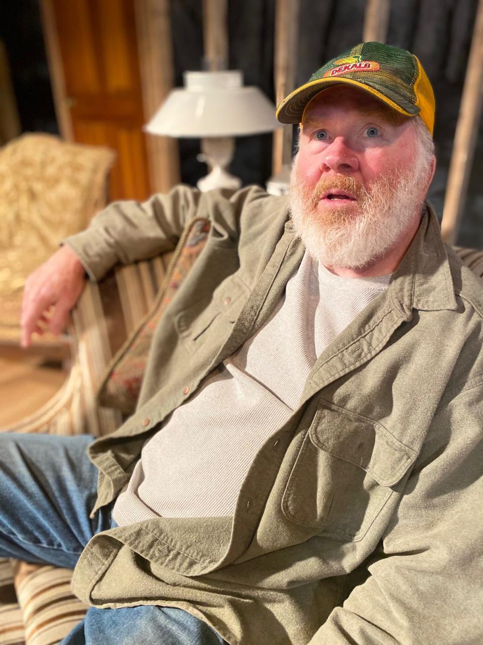 Dennis Cunningham in the Harbor Stage Company production of Sam Shepard's "Buried Child."