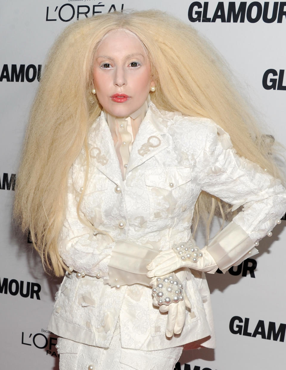Honoree Lady Gaga attends the 23rd Annual Glamour Women of the Year Awards hosted by Glamour Magazine at Carnegie Hall on Monday, Nov. 11, 2013 in New York. (Photo by Evan Agostini/Invision/AP)