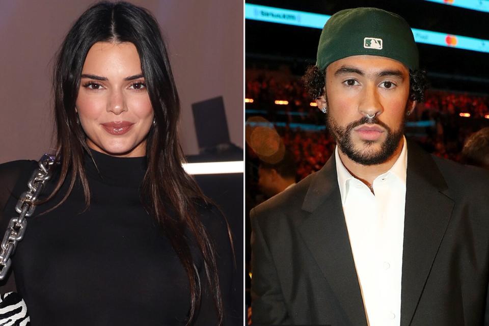 Kendall Jenner attend OBB Media’s Grand Opening of OBB Studio; Bad Bunny attends the 65th GRAMMY Awards