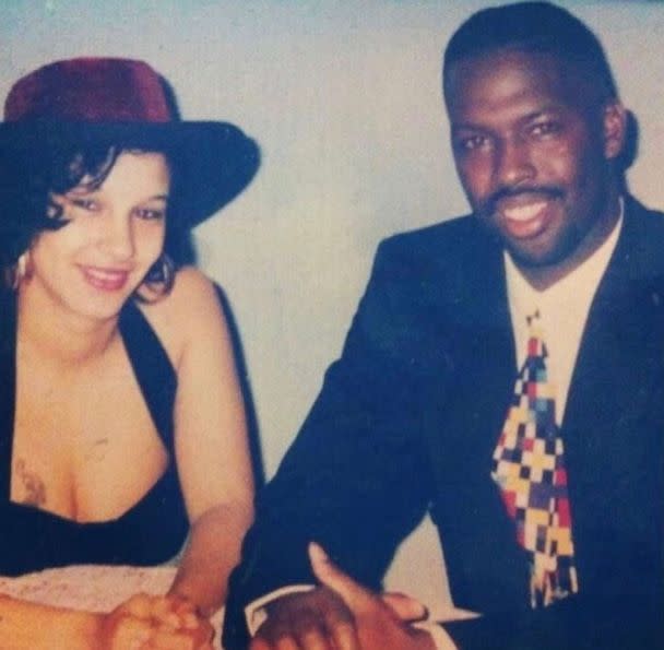 PHOTO: Tawanda Hall and her late husband Prentiss. (Courtesy Tawanda Hall)