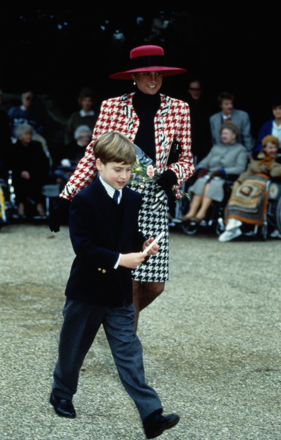 The Duchess appeared to channel Princess Diana. Photo: Getty