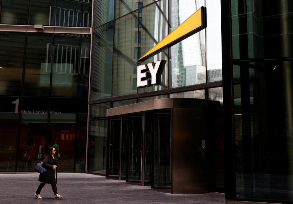 EY employees’ office attendance is being monitored (Reuters)