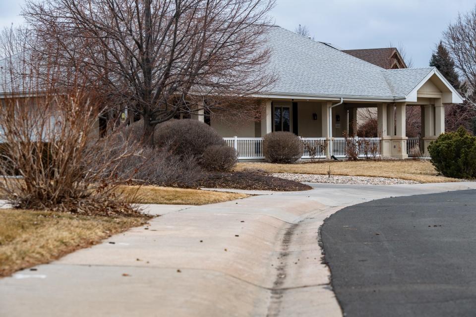 The site of a proposed group home for people suffering from dementia is pictured at 636 Castle Ridge Court on Wednesday in Fort Collins.