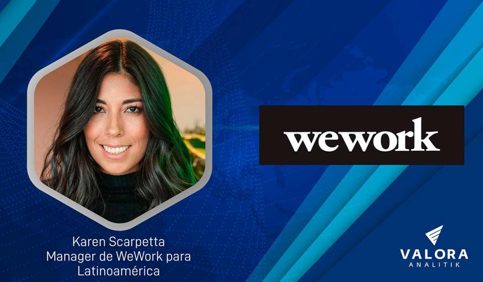 Karen Scarpetta, manager de WeWork para Latinoamérica Foto: WeWork