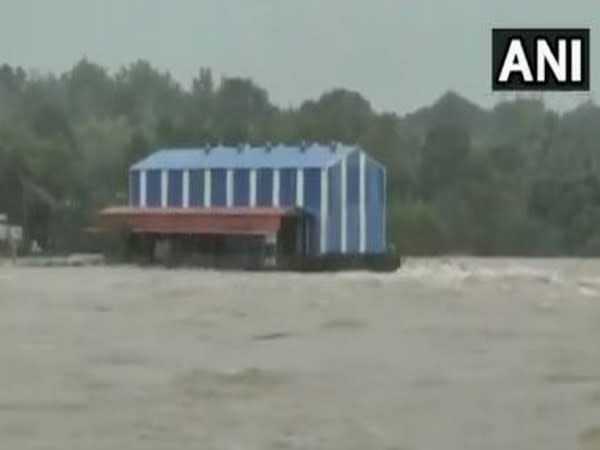 Visual from Udupi, Karnataka, which is facing a flood-like situation after heavy rains. [Photo/ANI]